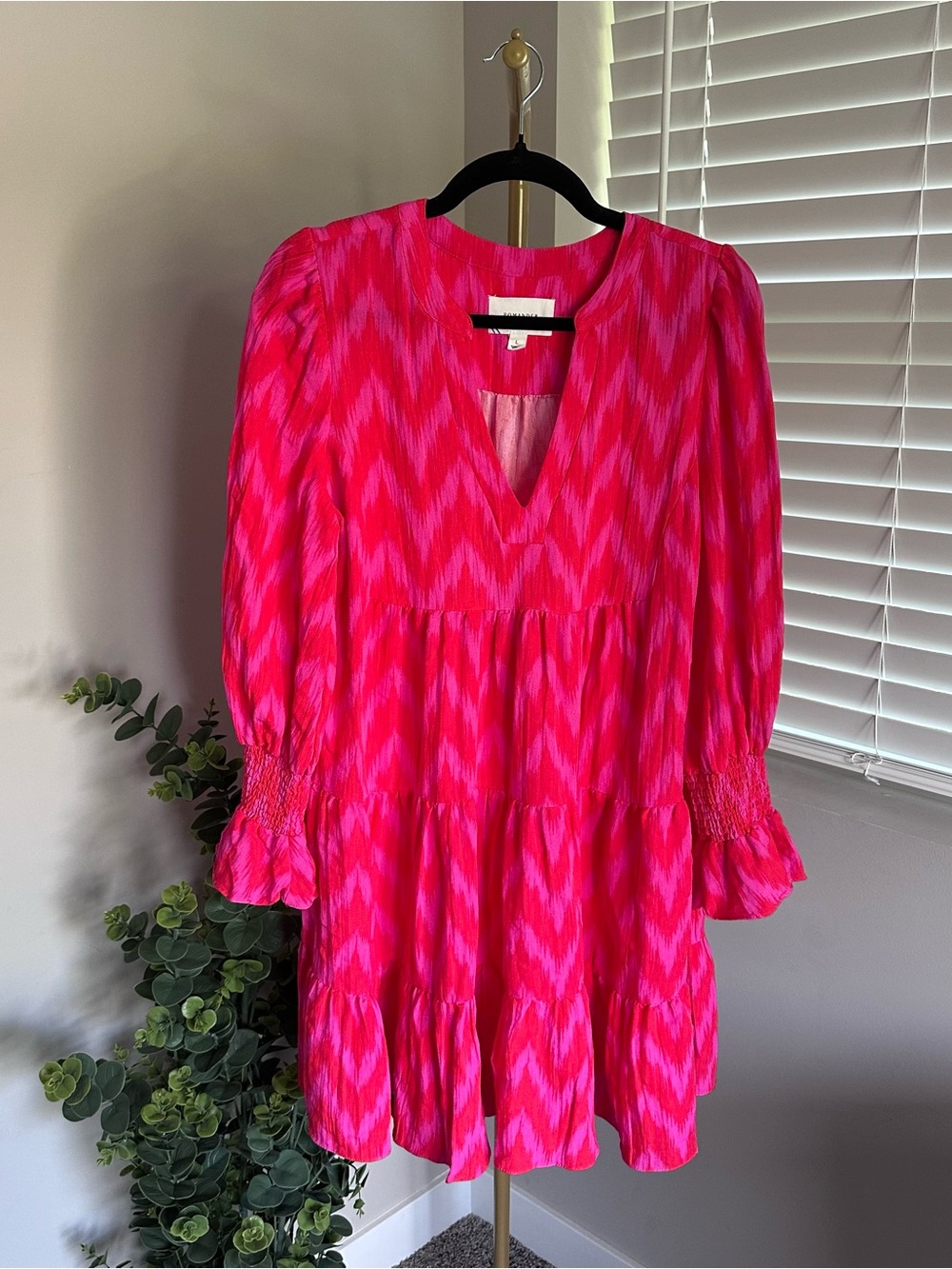 Pomander Place Hot Pink Mini Dress